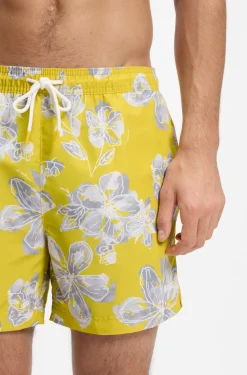 Schnell trocknende Badeshorts mit Allover-Print