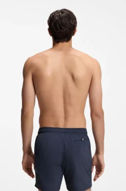 Schnell trocknende Badeshorts mit aufgedrucktem Logo