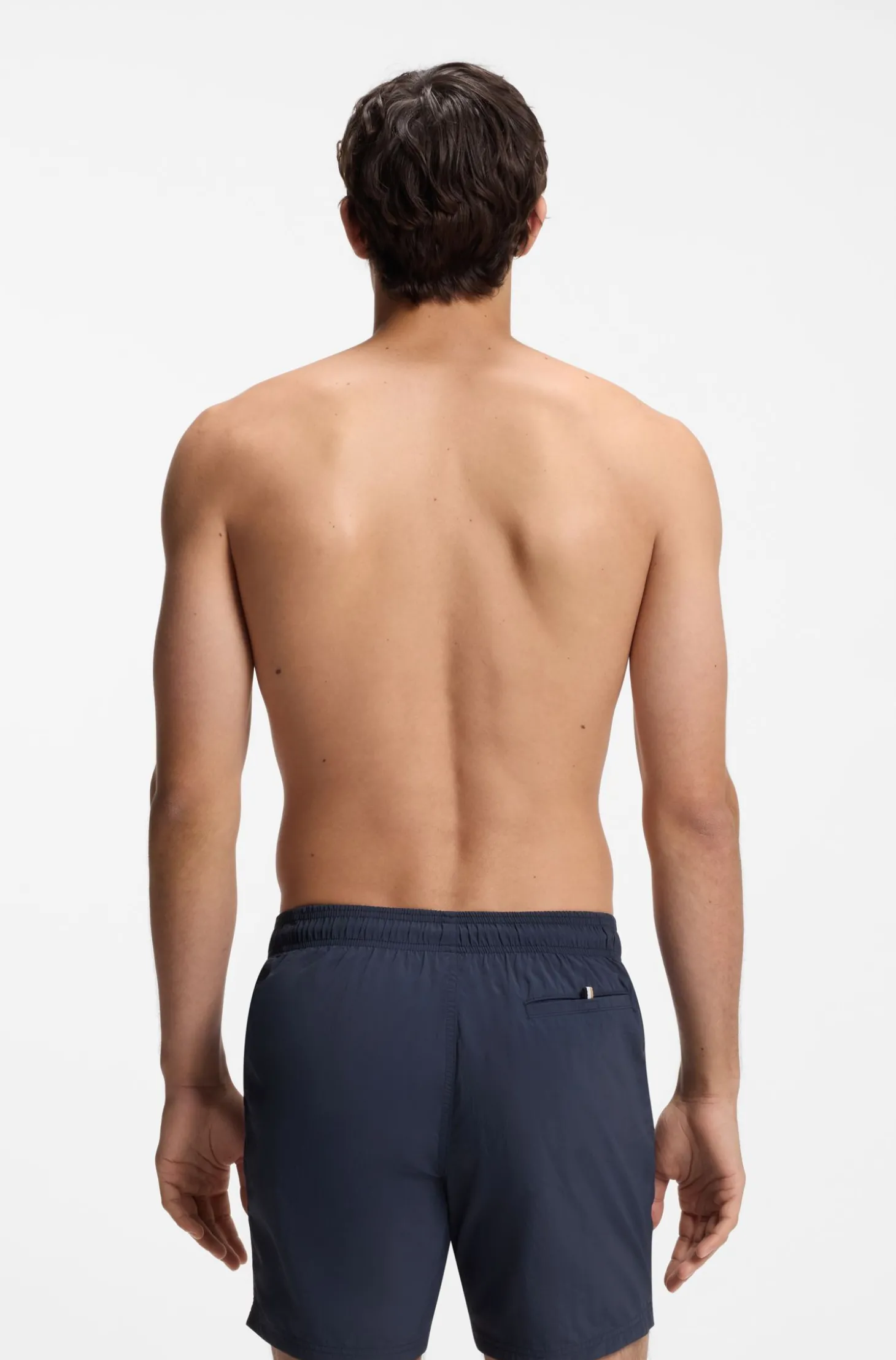 Schnell trocknende Badeshorts mit aufgedrucktem Logo