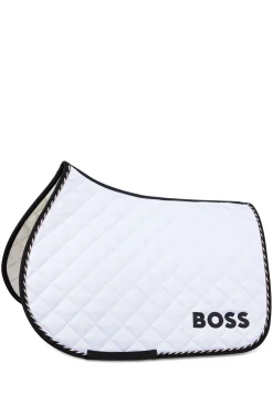 Schnell trocknende Dressur-Schabracke mit Logo