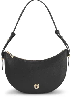 Schultertasche aus Leder mit Double-B-Monogramm