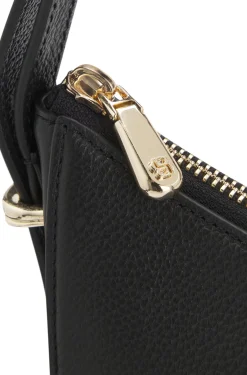 Schultertasche aus Leder mit Double-B-Monogramm