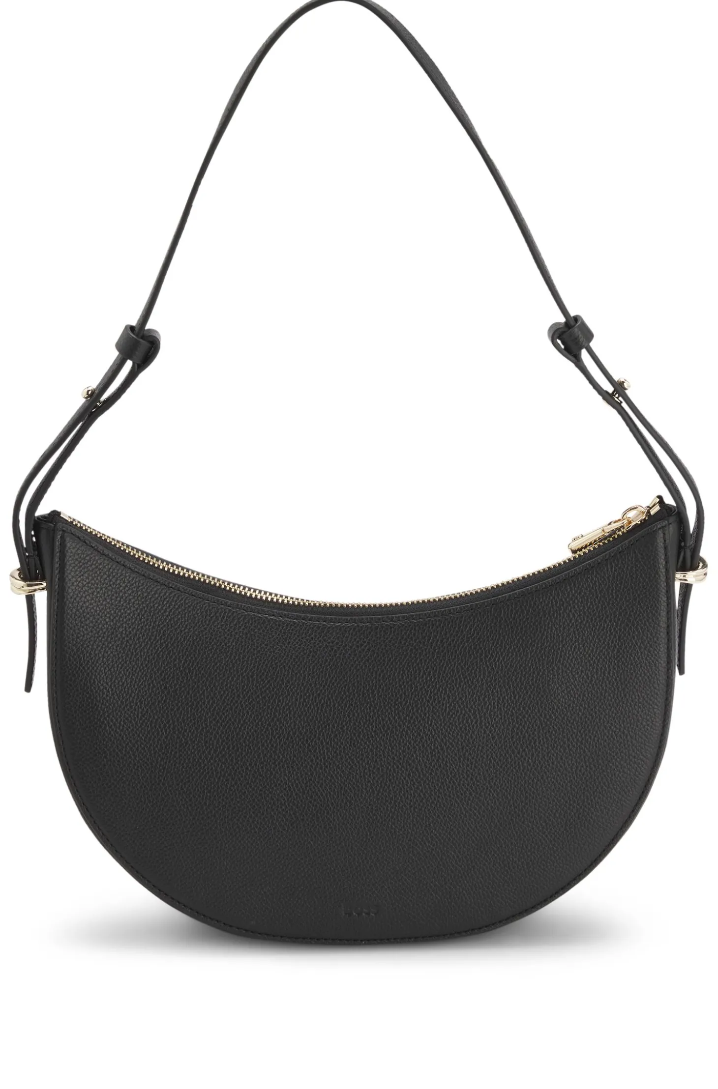 Schultertasche aus Leder mit Double-B-Monogramm