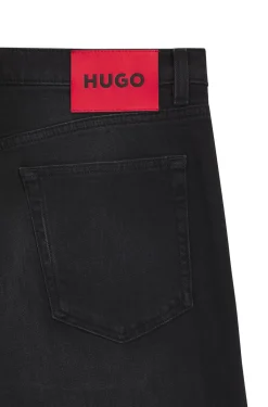 Schwarze Extra Slim-Fit Jeans aus Stretch-Denim