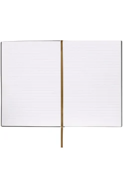 Schwarzes DIN-A5-Notizbuch mit Double-B-Monogramm