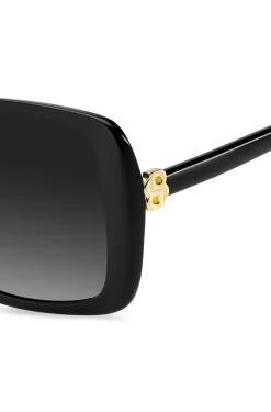 Schwarze Sonnenbrille mit Double-B-Monogramm