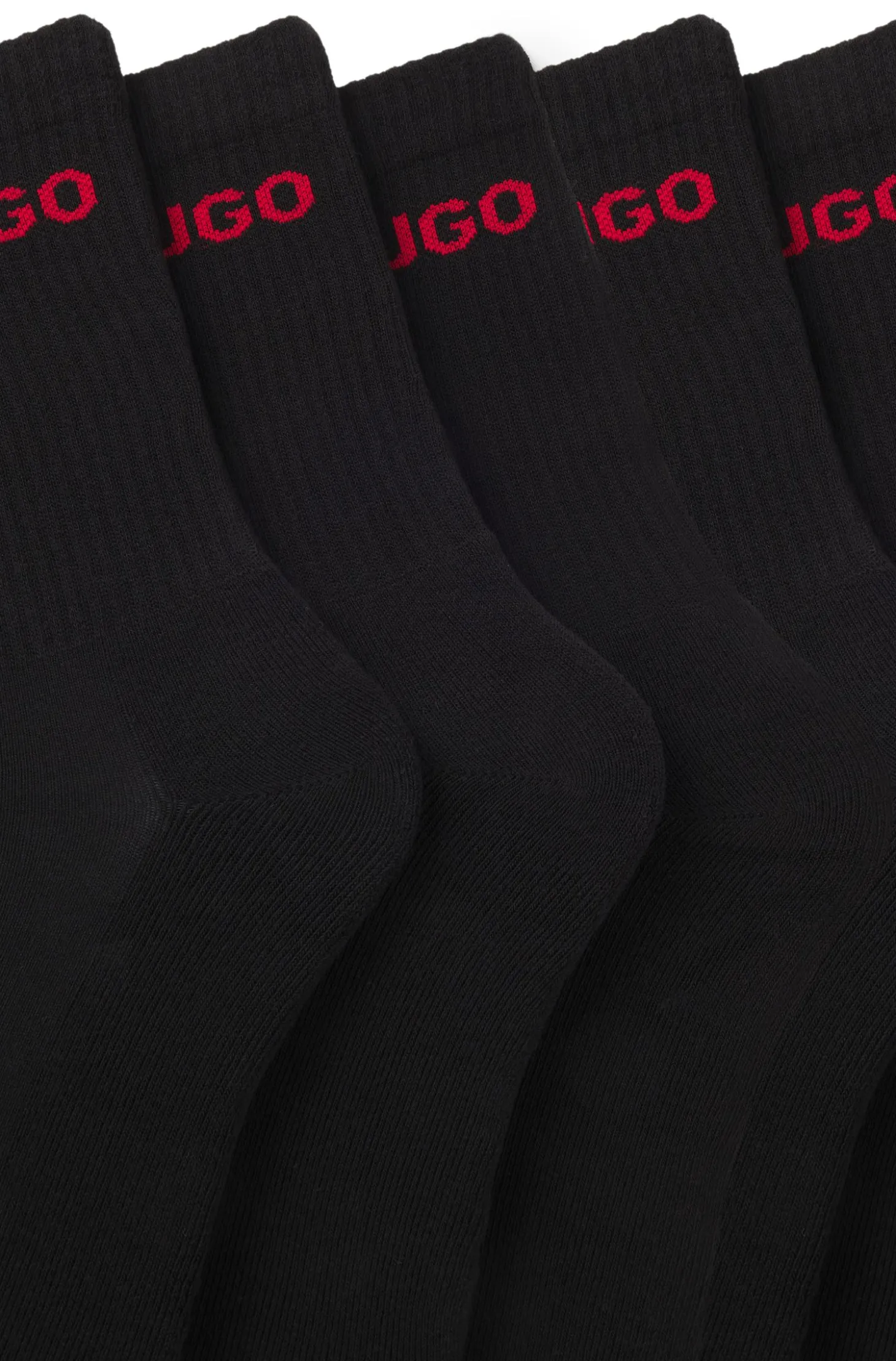 Sechserpack kurze Socken mit Logo-Detail