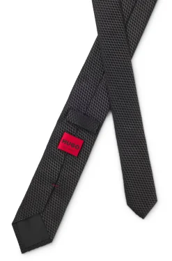 Seidenkrawatte mit Jacquard-Muster