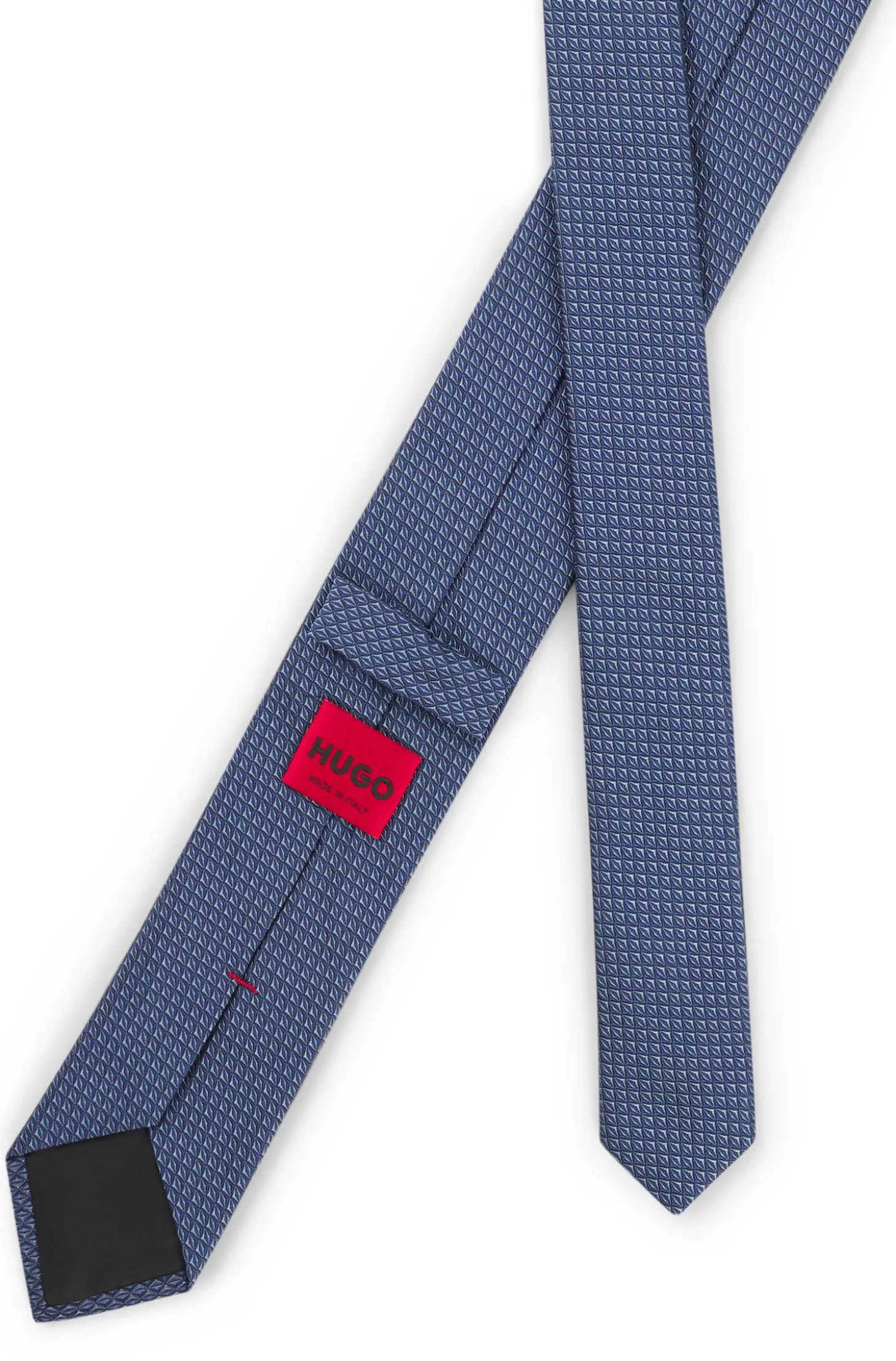 Seidenkrawatte mit Jacquard-Muster