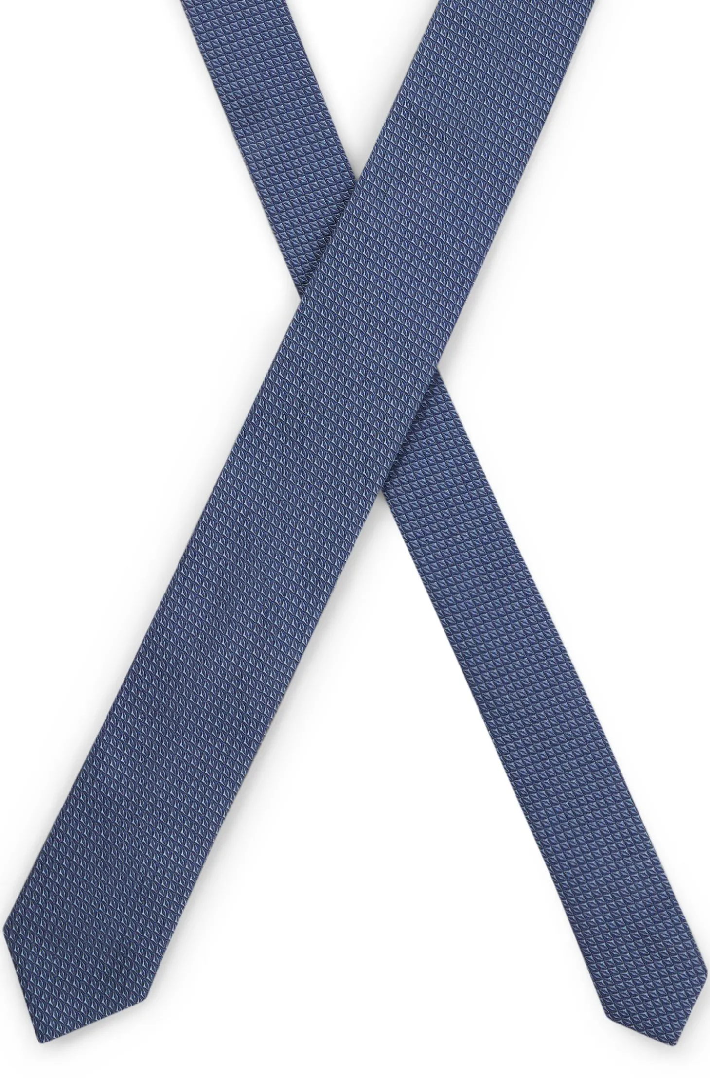 Seidenkrawatte mit Jacquard-Muster