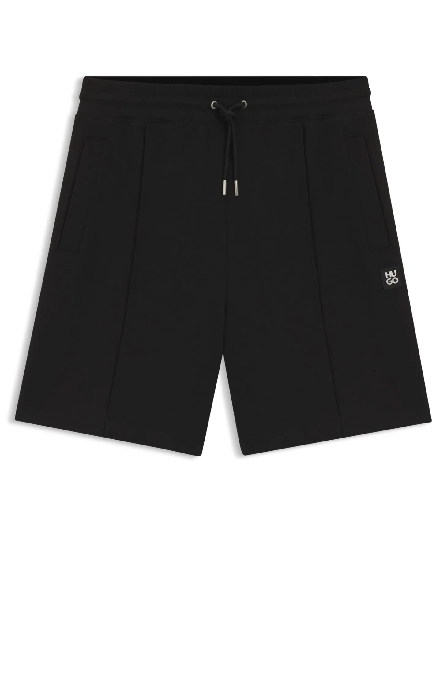 Shorts aus Baumwoll-Mix mit Stack-Logo-Besatz