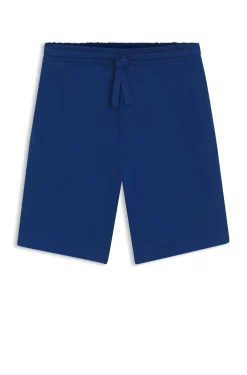 Shorts aus Baumwoll-Terry mit Logo-Print