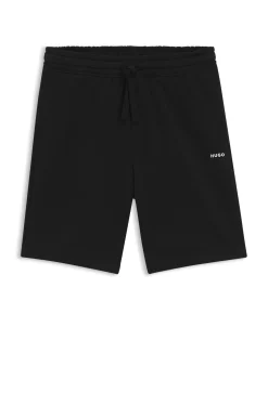 Shorts aus Baumwoll-Terry mit Logo-Print
