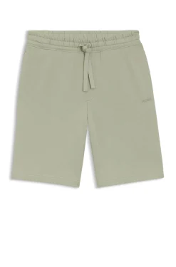 Shorts aus Baumwoll-Terry mit Logo-Print