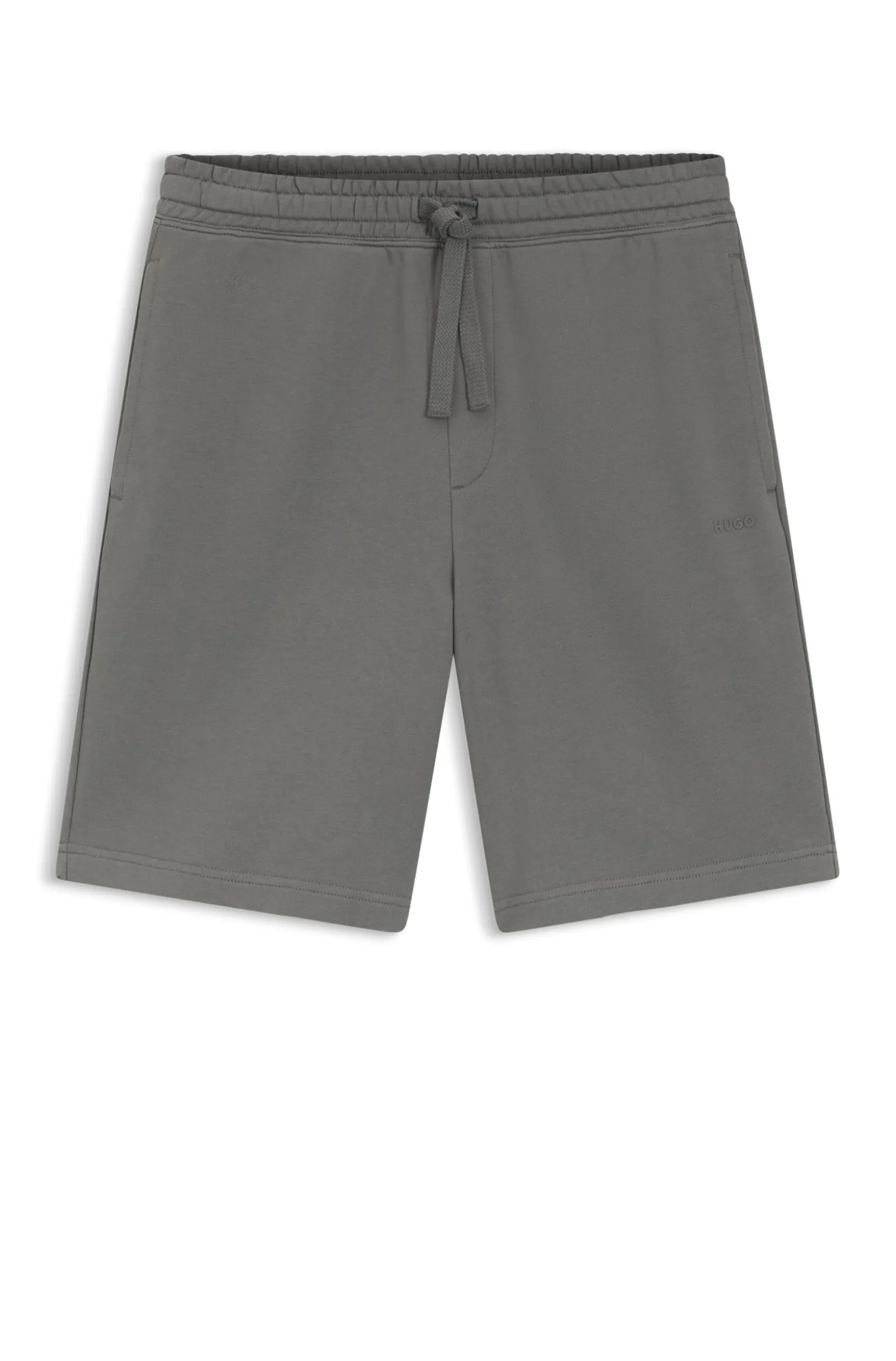 Shorts aus Baumwoll-Terry mit Logo-Print