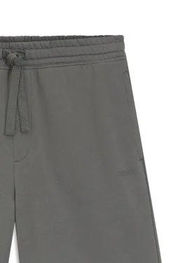 Shorts aus Baumwoll-Terry mit Logo-Print