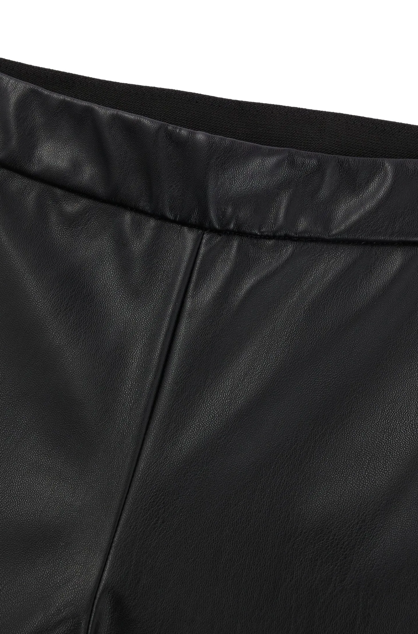 Skinny-Fit Hose mit hohem Bund und seitlichem Reißverschluss