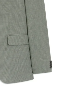 Slim-Fit Anzug aus strukturiertem Stretch-Gewebe