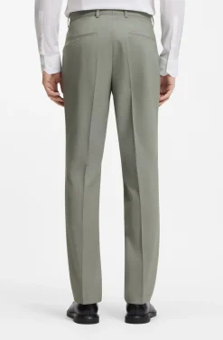 Slim-Fit Anzug aus strukturiertem Stretch-Gewebe