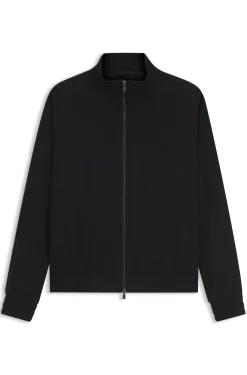 Slim-Fit Blazer aus Ponte-Jersey im Baumwoll-Mix