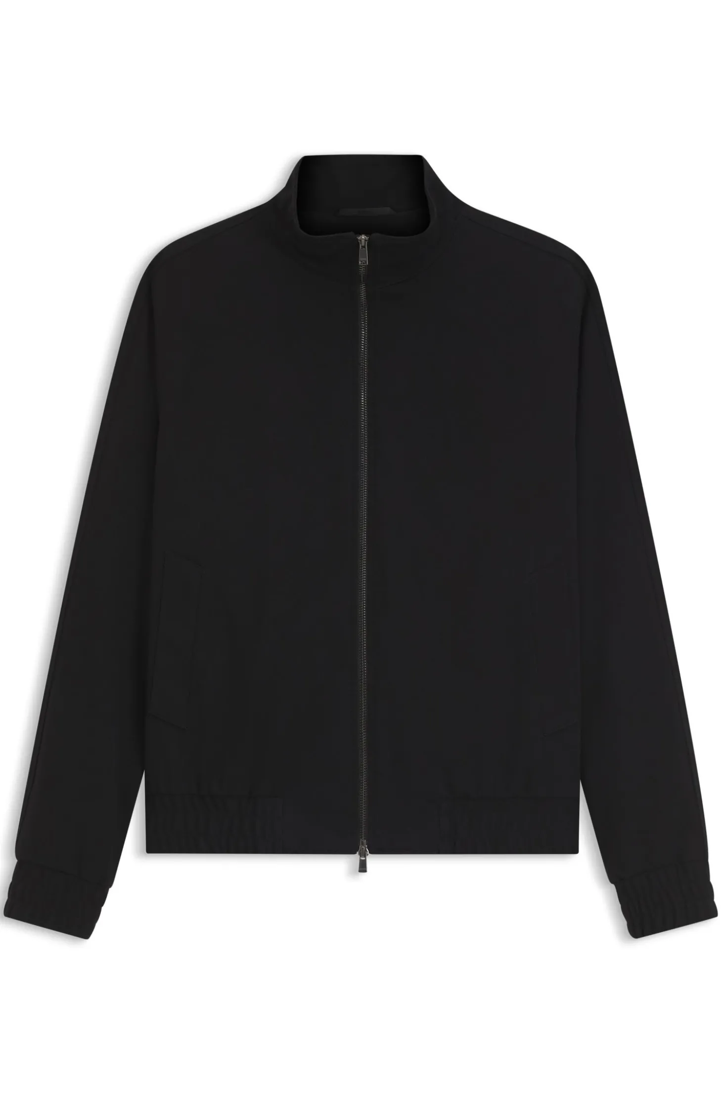 Slim-Fit Blazer aus Ponte-Jersey im Baumwoll-Mix