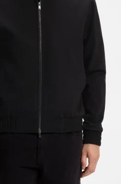 Slim-Fit Blazer aus Ponte-Jersey im Baumwoll-Mix