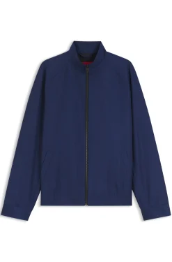 Slim-Fit Blazer aus Schurwolle mit Kreidestreifen