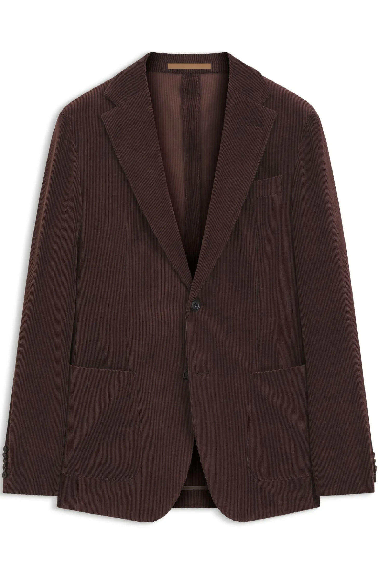 Slim-Fit Blazer aus Stretch-Cord