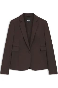 Slim-Fit Blazer mit schrägen Abnähern