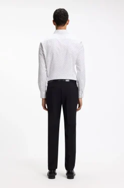 Slim-Fit Business-Hemd aus Stretch-Baumwolle
