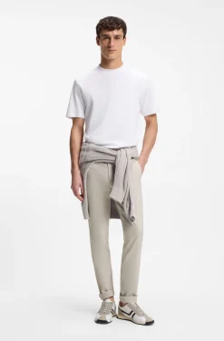 Slim-Fit Chino aus elastischem Twill