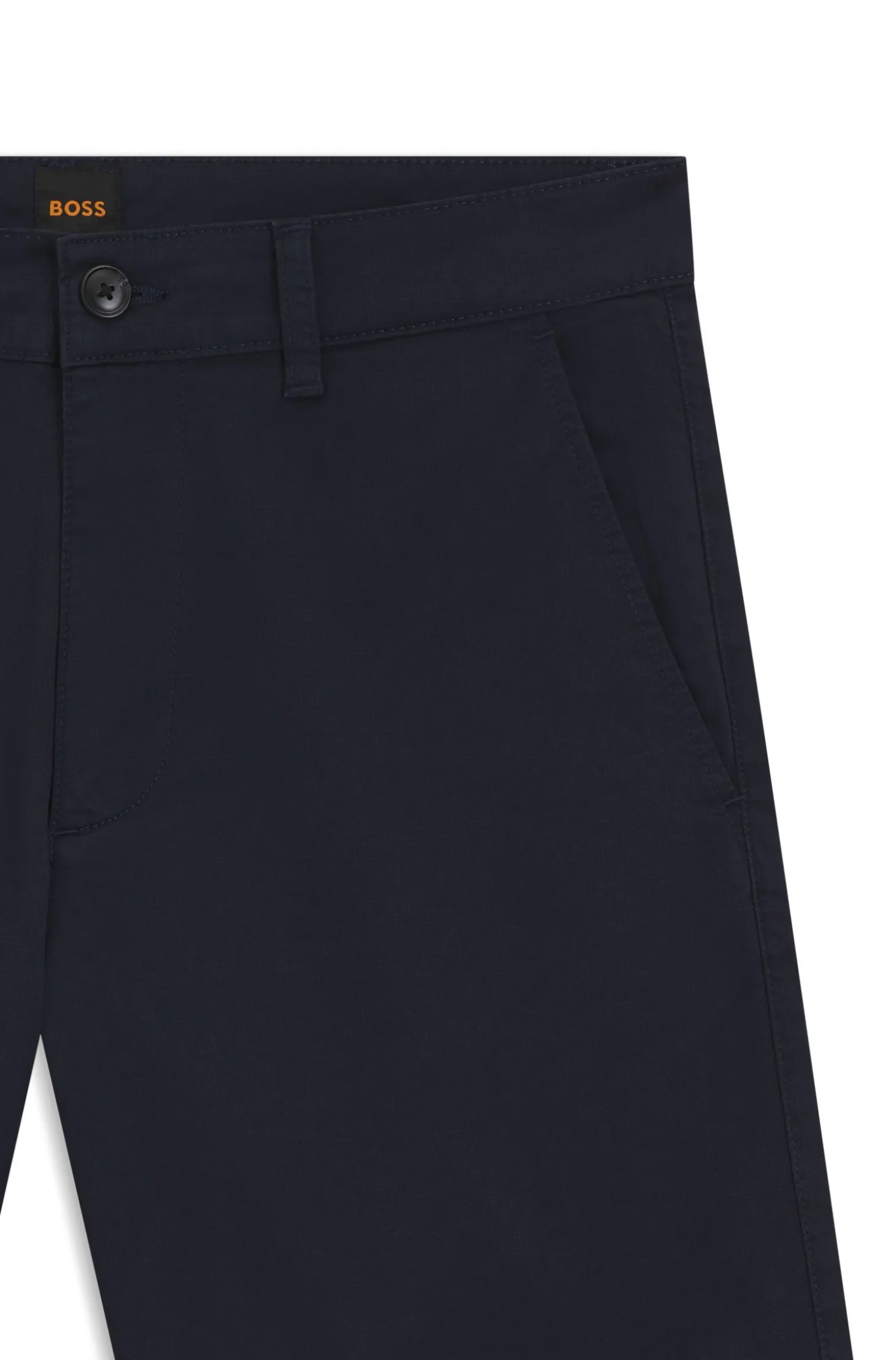 Slim-Fit Chino-Shorts aus bedruckter Stretch-Baumwolle