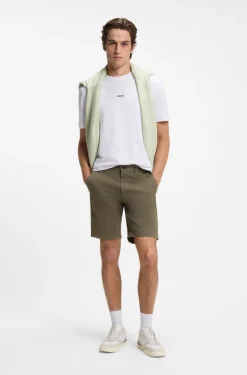 Slim-Fit Chino-Shorts aus Stretch-Baumwolle