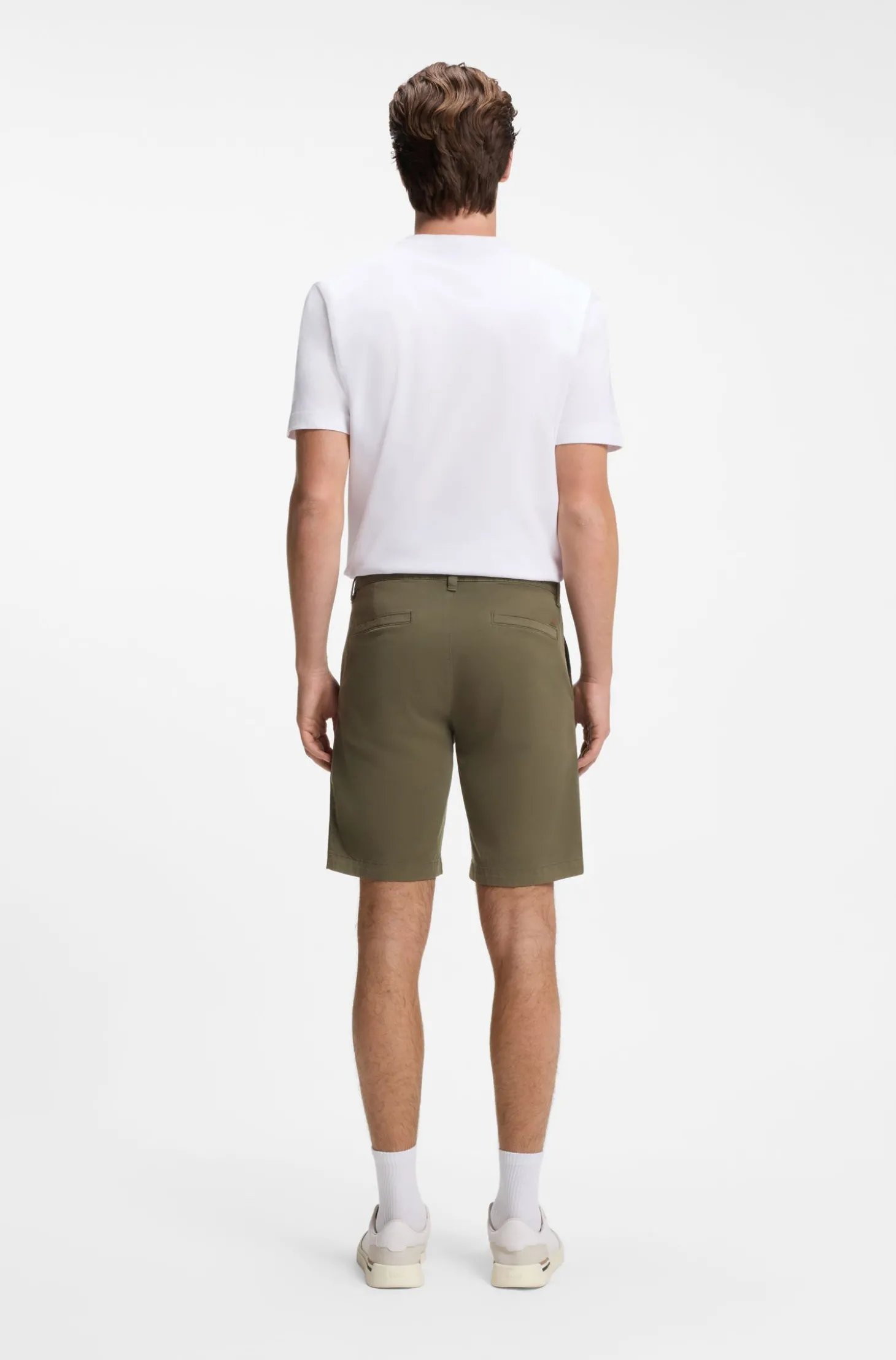 Slim-Fit Chino-Shorts aus Stretch-Baumwolle