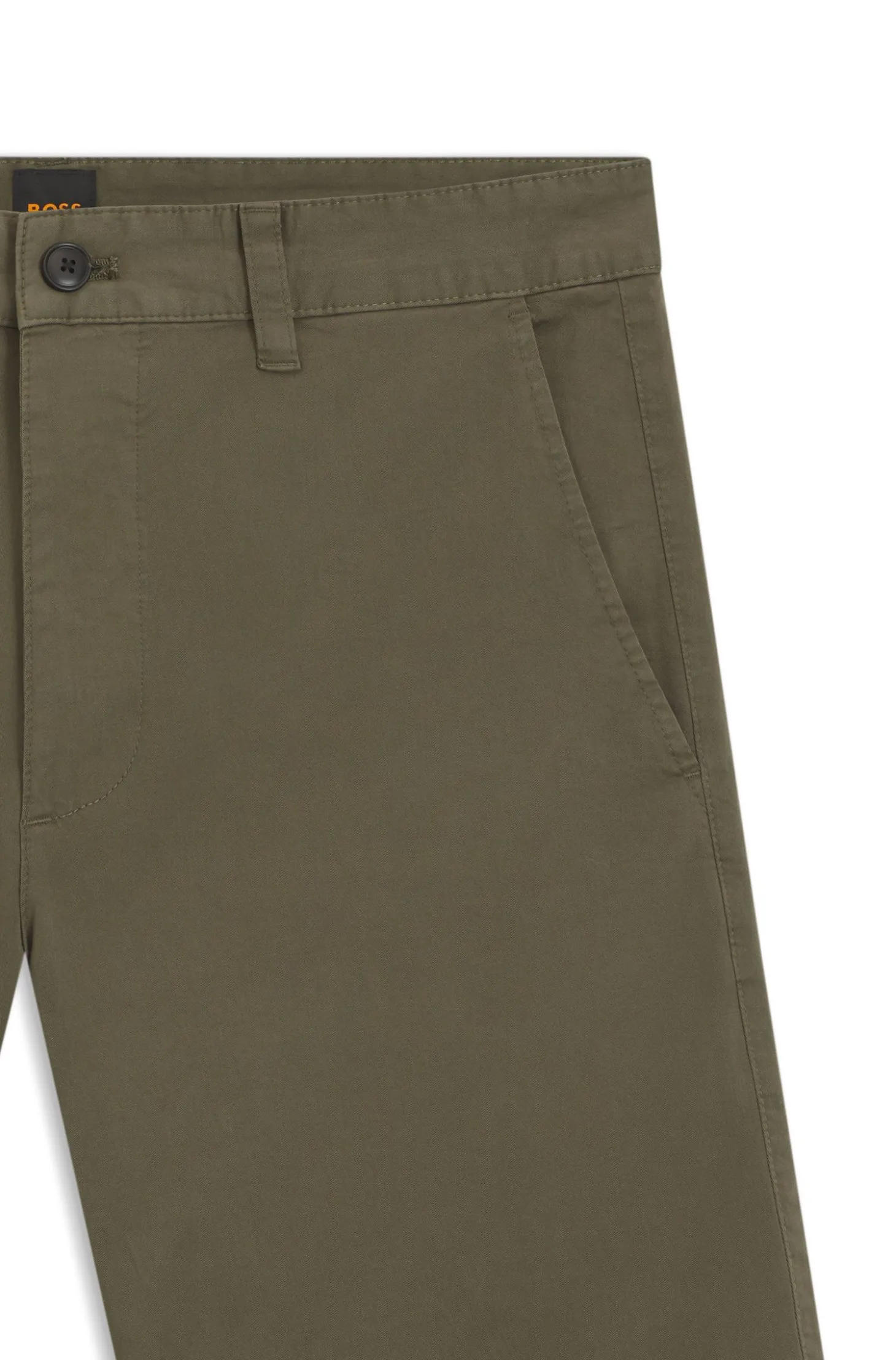 Slim-Fit Chino-Shorts aus Stretch-Baumwolle