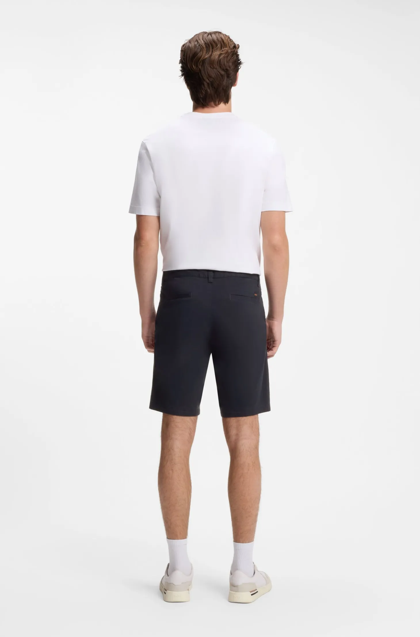 Slim-Fit Chino-Shorts aus Stretch-Baumwolle