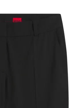Slim-Fit Cropped-Hose aus Stretch-Gewebe