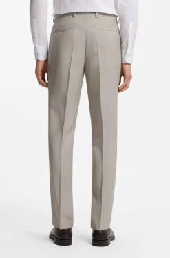 Slim-Fit Dreiteiler aus Schurwolle