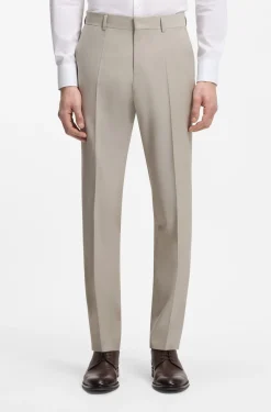 Slim-Fit Dreiteiler aus Schurwolle