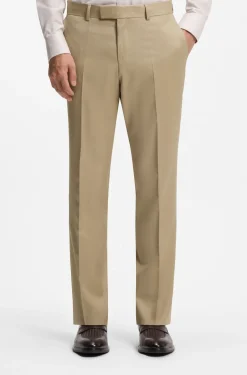 Slim-Fit Dreiteiler aus Schurwoll-Serge