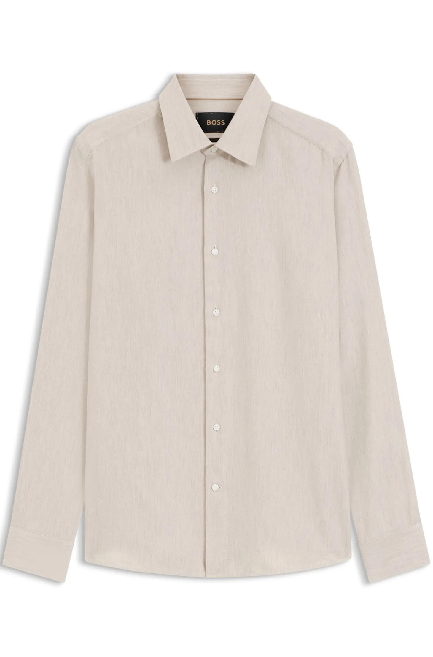Slim-Fit Hemd aus Baumwoll-Mix-Flanell