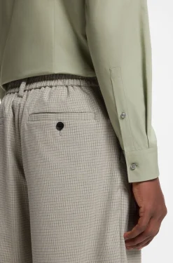 Slim-Fit Hemd aus bügelleichter Baumwoll-Popeline
