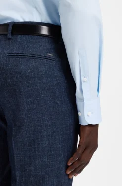 Slim-Fit Hemd aus bügelleichter Stretch-Baumwolle