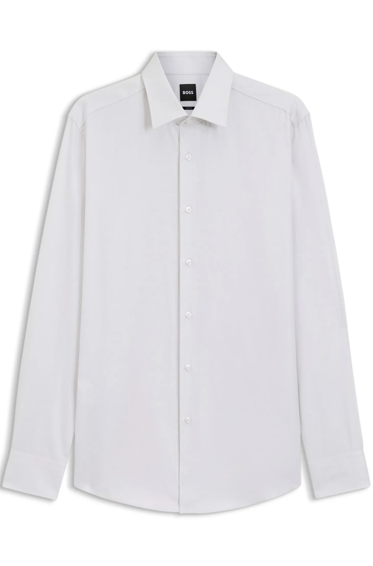 Slim-Fit Hemd aus edler italienischer Baumwolle