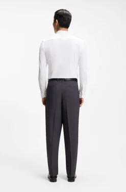 Slim-Fit Hemd aus funktionalem Stretch-Jersey