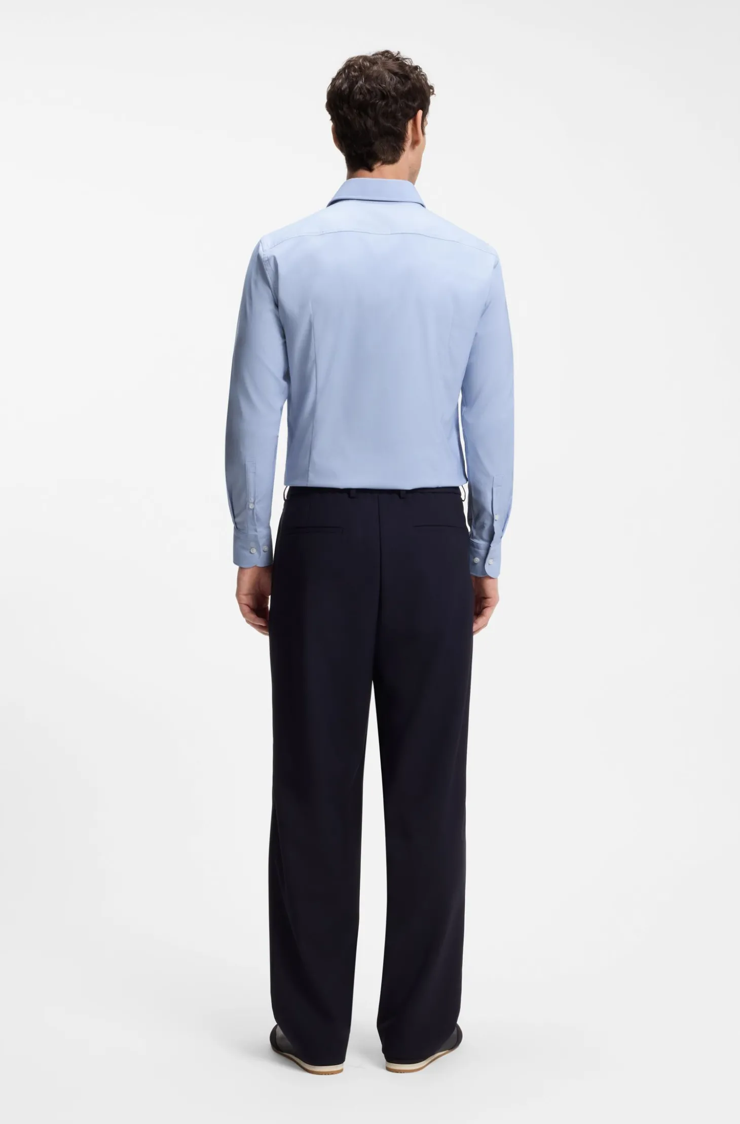 Slim-Fit Hemd aus funktionalem Stretch-Twill
