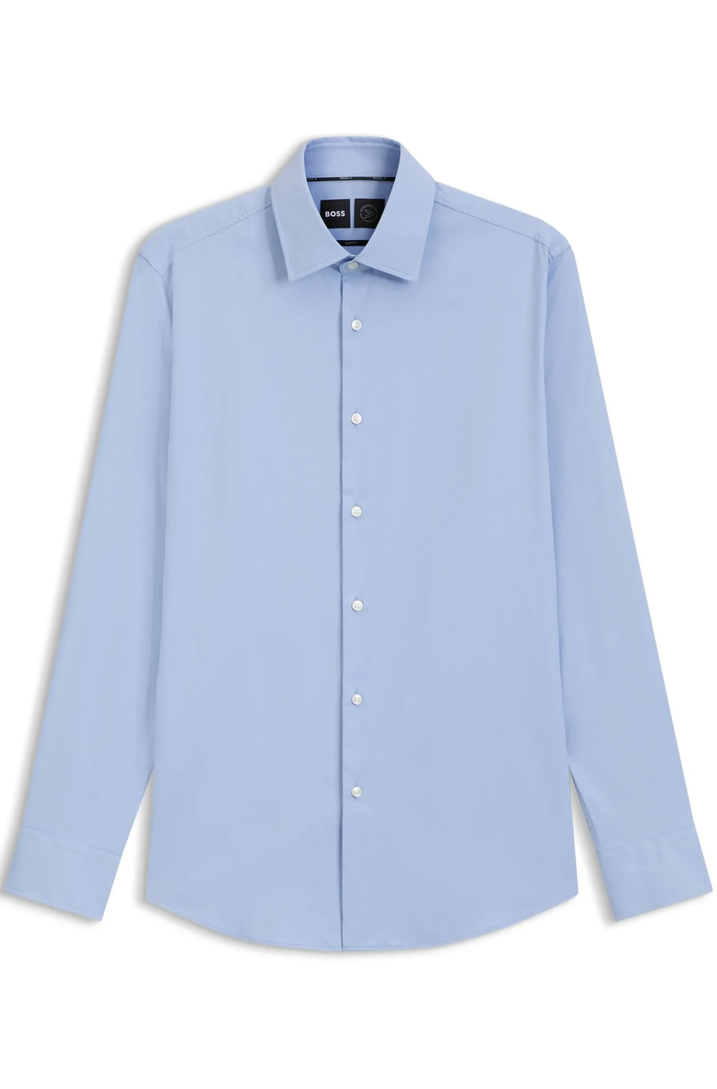 Slim-Fit Hemd aus funktionalem Stretch-Twill