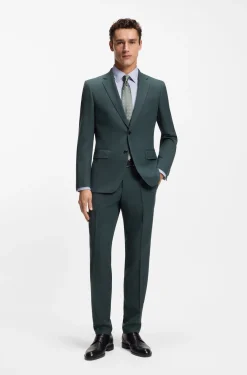 Slim-Fit Hemd aus funktionalem Stretch-Twill