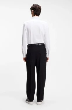 Slim-Fit Hemd aus funktionalem Stretch-Jersey