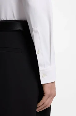 Slim-Fit Hemd aus funktionalem Stretch-Jersey